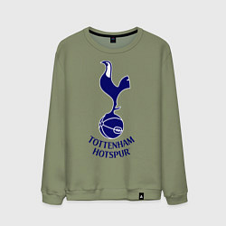 Свитшот хлопковый мужской Tottenham FC, цвет: авокадо