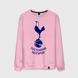 Свитшот хлопковый мужской Tottenham FC, цвет: светло-розовый