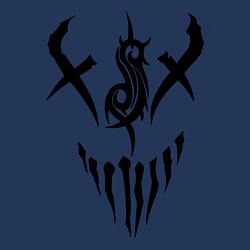 Свитшот хлопковый мужской Slipknot Demon, цвет: тёмно-синий — фото 2