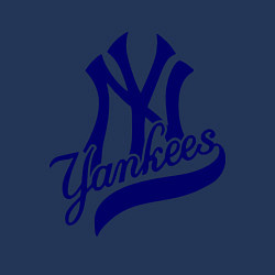 Свитшот хлопковый мужской NY - Yankees, цвет: тёмно-синий — фото 2