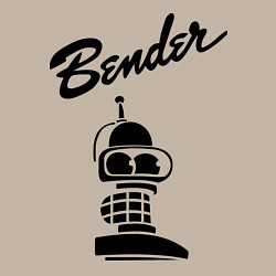 Свитшот хлопковый мужской Bender monochrome, цвет: миндальный — фото 2