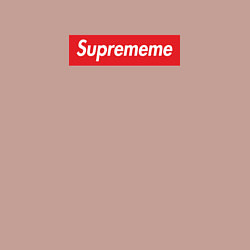 Свитшот хлопковый мужской Suprememe, цвет: пыльно-розовый — фото 2