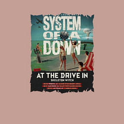 Свитшот хлопковый мужской System of a Down, цвет: пыльно-розовый — фото 2