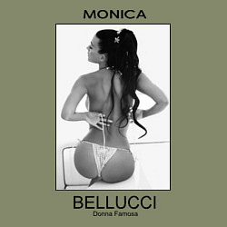 Свитшот хлопковый мужской Monica Bellucci: Donna Famosa, цвет: авокадо — фото 2