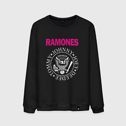 Свитшот хлопковый мужской Ramones Boyband, цвет: черный