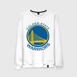 Свитшот хлопковый мужской Golden state Warriors, цвет: белый