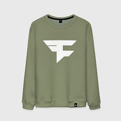 Свитшот хлопковый мужской FAZE Symbol, цвет: авокадо