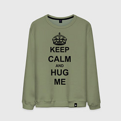 Мужской свитшот Keep Calm & Hug Mе