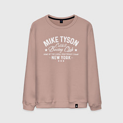 Свитшот хлопковый мужской Mike Tyson: Boxing Club, цвет: пыльно-розовый