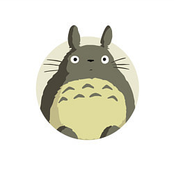 Свитшот хлопковый мужской Тоторо удивленный, цвет: белый — фото 2