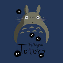 Свитшот хлопковый мужской My Neighbor Totoro, цвет: тёмно-синий — фото 2