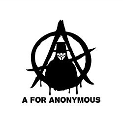 Свитшот хлопковый мужской A for Anonymous, цвет: белый — фото 2