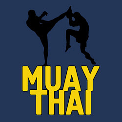 Свитшот хлопковый мужской Muay Thai, цвет: тёмно-синий — фото 2