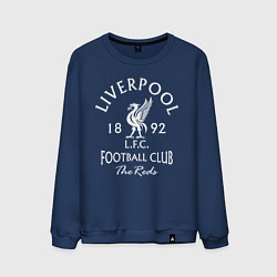 Свитшот хлопковый мужской Liverpool: Football Club, цвет: тёмно-синий