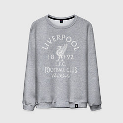 Свитшот хлопковый мужской Liverpool: Football Club, цвет: меланж