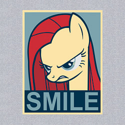 Свитшот хлопковый мужской MLP: Smile, цвет: меланж — фото 2