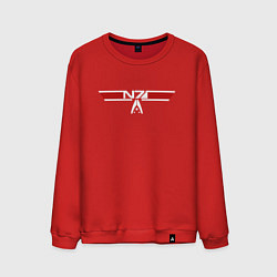 Свитшот хлопковый мужской Alt N7 Wings, цвет: красный