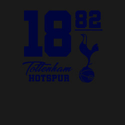 Свитшот хлопковый мужской FC Tottenham 1882, цвет: черный — фото 2