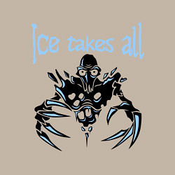 Свитшот хлопковый мужской Ice Takes All, цвет: миндальный — фото 2