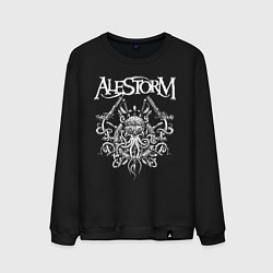 Свитшот хлопковый мужской Alestorm: Pirate Bay, цвет: черный