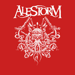 Свитшот хлопковый мужской Alestorm: Pirate Bay, цвет: красный — фото 2