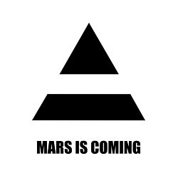 Свитшот хлопковый мужской Mars is coming, цвет: белый — фото 2