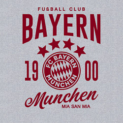 Свитшот хлопковый мужской Bayern Munchen 1900, цвет: меланж — фото 2