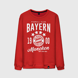 Свитшот хлопковый мужской Bayern Munchen 1900, цвет: красный