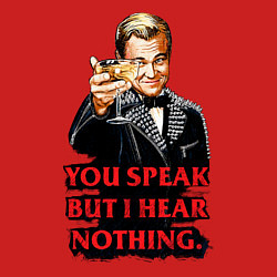 Свитшот хлопковый мужской Gatsby: You Speak, цвет: красный — фото 2