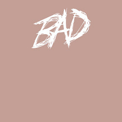 Свитшот хлопковый мужской XXXTentacion: BAD, цвет: пыльно-розовый — фото 2