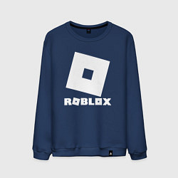 Свитшот хлопковый мужской ROBLOX, цвет: тёмно-синий