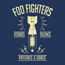 Свитшот хлопковый мужской Foo Fighters: Patience & Grace, цвет: тёмно-синий — фото 2
