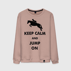 Мужской свитшот Keep Calm & Jump On