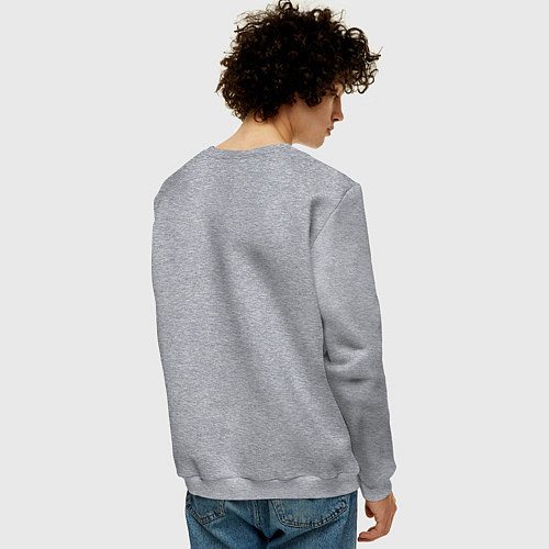 Мужской свитшот Sambo Russia / Меланж – фото 4