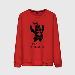 Свитшот хлопковый мужской Praise the Sun, цвет: красный