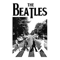 Свитшот хлопковый мужской The Beatles: Mono Abbey Road, цвет: белый — фото 2