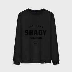 Свитшот хлопковый мужской Shady records, цвет: черный