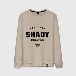 Свитшот хлопковый мужской Shady records, цвет: миндальный