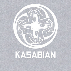 Свитшот хлопковый мужской Kasabian: Symbol, цвет: меланж — фото 2