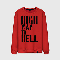 Мужской свитшот High way to hell