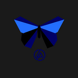 Свитшот хлопковый мужской Linkin Park: Butterfly, цвет: черный — фото 2