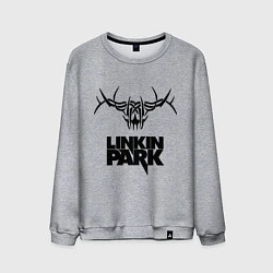 Свитшот хлопковый мужской Linkin Park: Deer, цвет: меланж