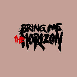 Свитшот хлопковый мужской Bring me the horizon, цвет: пыльно-розовый — фото 2