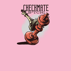 Свитшот хлопковый мужской Checkmate, цвет: светло-розовый — фото 2