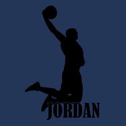 Свитшот хлопковый мужской Jordan Basketball, цвет: тёмно-синий — фото 2