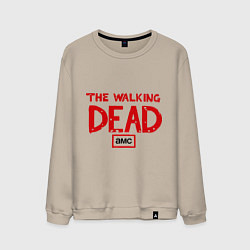 Свитшот хлопковый мужской The walking Dead AMC, цвет: миндальный