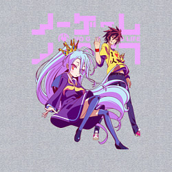 Свитшот хлопковый мужской No Game No Life, цвет: меланж — фото 2