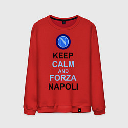 Мужской свитшот Keep Calm & Forza Napoli