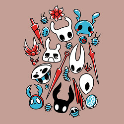 Свитшот хлопковый мужской Hollow Knight, цвет: пыльно-розовый — фото 2