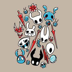 Свитшот хлопковый мужской Hollow Knight, цвет: миндальный — фото 2